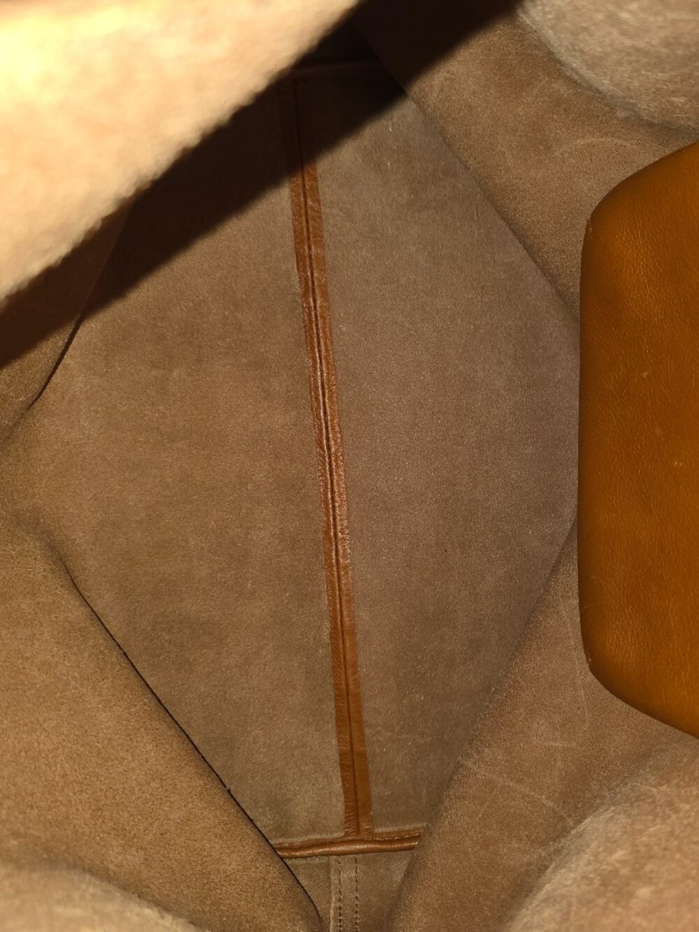 EUC Madewell Transport Leather Tote English Saddle - Picture 8 of 9